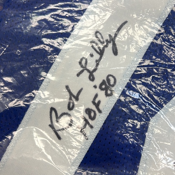 Signed Bob Lilly Jersey Authentication Included - Picture 2 of 6
